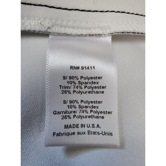 Clover Canyon Stripe Plaid Blue Black Crop Top Small - Picture 4 of 4